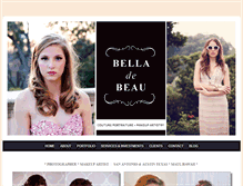 Tablet Screenshot of belladebeau.com